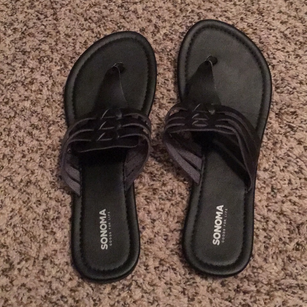 Black sandals